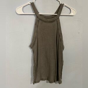 American Eagle Outfitters Olive Tank Top